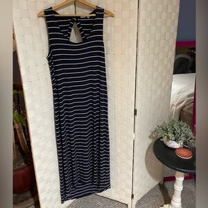 Hi-low maxi dress.